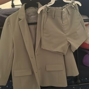 Sage Green 3 piece Short Suit